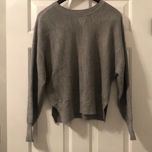 Vince Grey Boxy Wool/silk sweater
